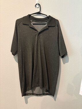 lululemon athletica Men's Charcoal Speckle Polo